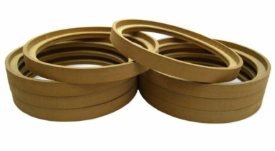 4 Pair 10'' MDF Speaker Spacer Ring Recessed w/ Bezel Mount RING-10BZ (8 pcs)