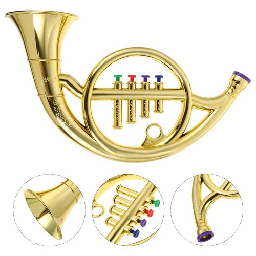 French Horn Model Toy Musical Instruments Horns Baby Boy Child Kids - 第 12/12 張圖片