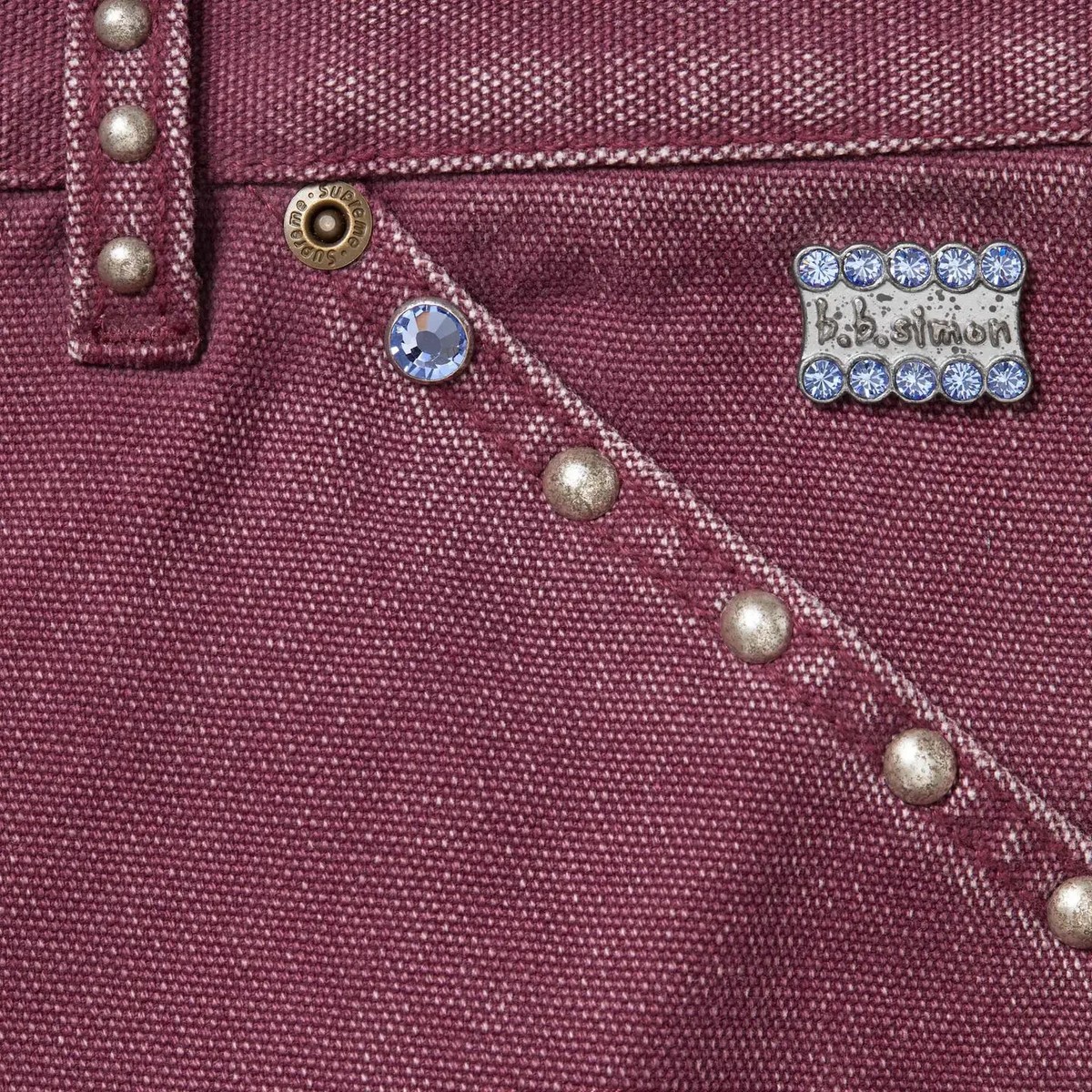 Supreme x B.B. Simon Studded Double Knee Painter Pant