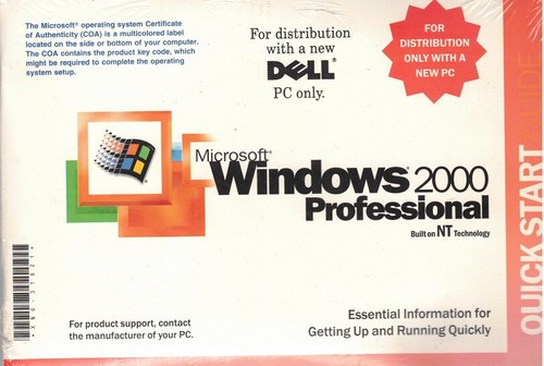 4CD) Vintage Dell original XP-Home or Win2K-Pro, Application, Driver, PowerDVD - Picture 4 of 12