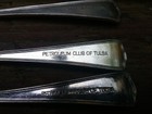 Lot of 5 Vintage Shrimp Forks from the Petroleum Club of Tulsa.  HTF Rare — photo 8