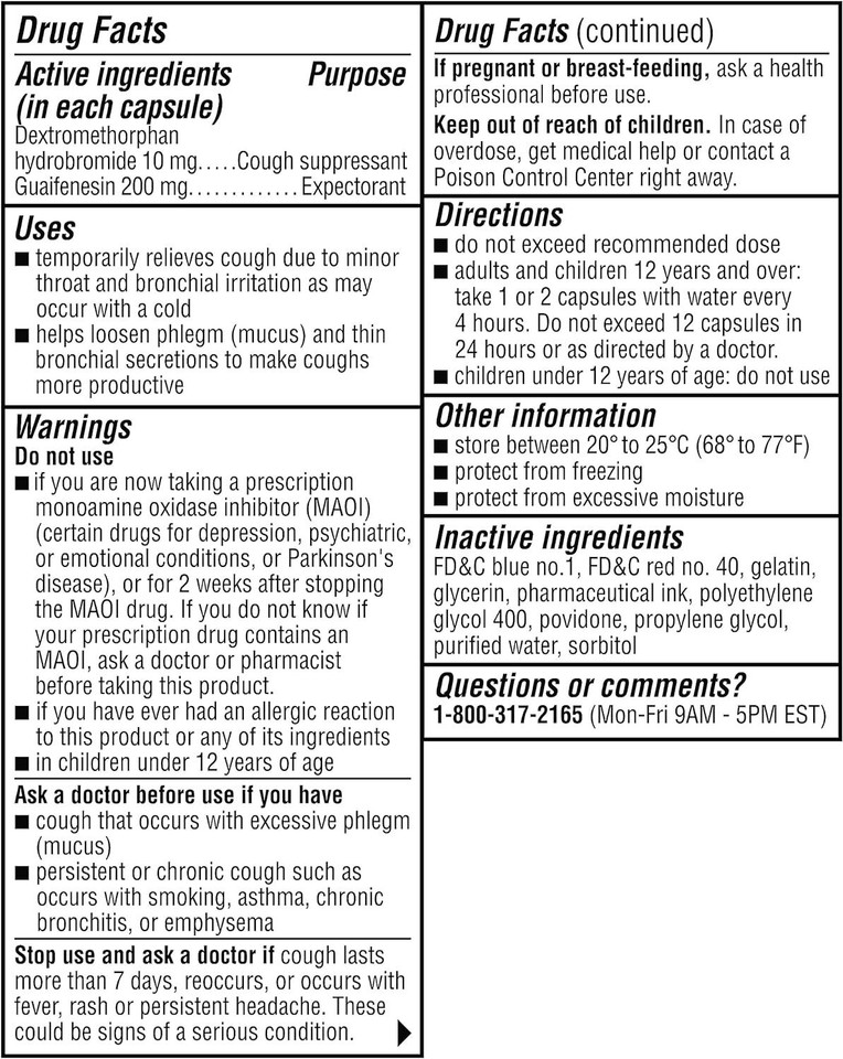 Coricidin HBP Chest Congestion & Cough LiquiGels 20 ea (Pack of 4) eBay