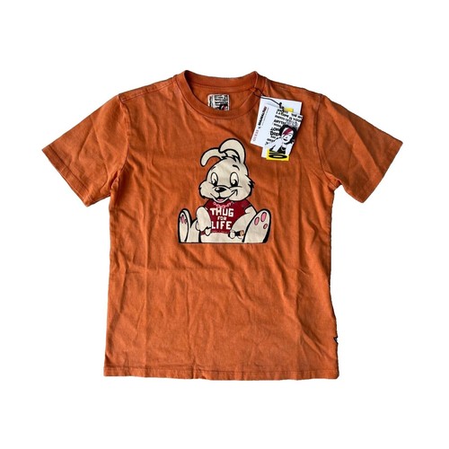 GUESS x Brandalised Junior Boy's Thug Bunny Tee Copper Cup ( 8 ) - Picture 3 of 4