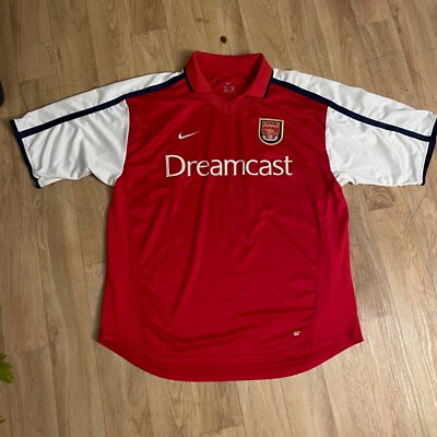 ウェア 00s nike Arsenal set up uniform y2k teck vintage arsenal jersey 2000 2002 Y2K NIKE HOME football