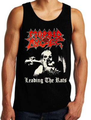 MORBID ANGEL LEADING THE RATS Death Metal Band Mens Black Tank top