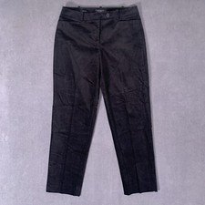 Talbots Pants 8 Black Curvy Velour High Rise Y2K Soft Glam Dress Comfort New NWT