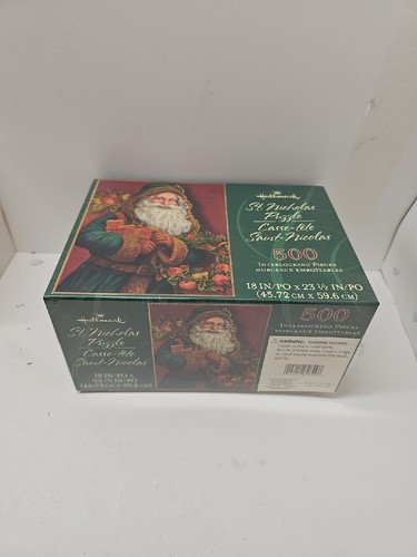Vintage Hallmark St. Nicholas 500 Piece Puzzle 18" x 23.5 New Factory Sealed (b) - Picture 5 of 5