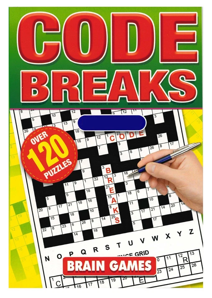 CODE BREAK TRAVEL BOOKS 144 PUZZLES PER A5 ACTIVITY BOOK CODE BREAKERS WORD GAME - Image 2 of 4