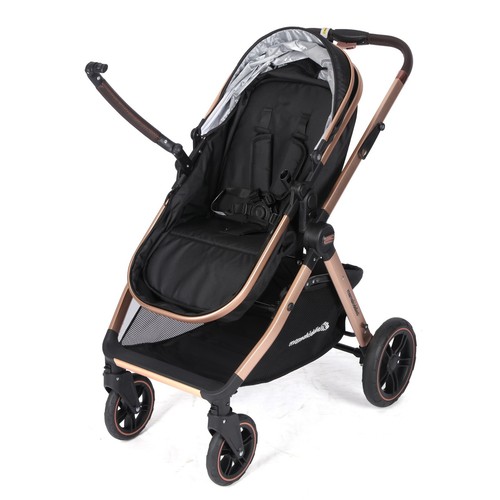 Baby Pram Stroller Mamakiddies 2in1 Pacto City Compact Light Weight Bassinet - Picture 5 of 10