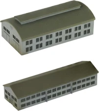 Pit-Road Skywave SW23 Military Base (Barracks, Warehouse) 1/700 Scale Kit Japan