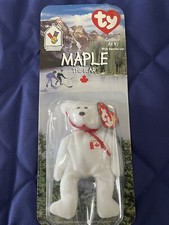 Maple The Bear -1999 McDonald's Ty Beanie Baby With Rare Errors 1993/OAKBROOK