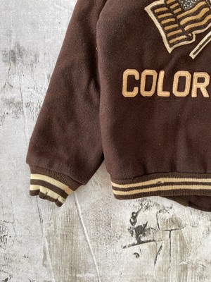 Vintage 60s Letterman Jacket Hewitt MFG Corp Color Guard Burgundy