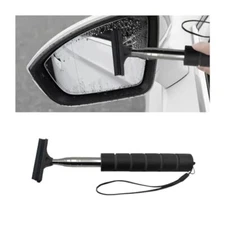 Car Rearview Mirror Wiper, Retractable Auto Glass Squeegee, Water Cleaner with 