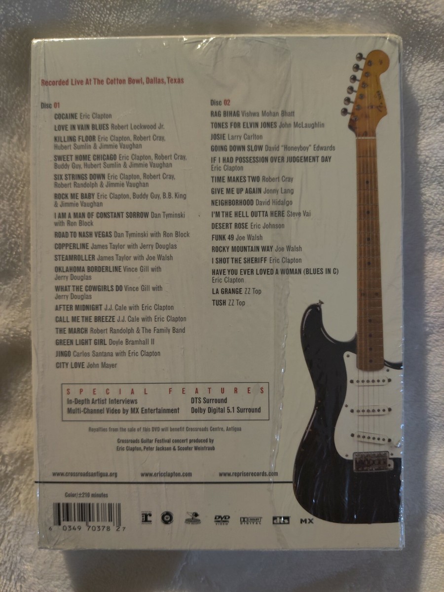 Eric Clapton - Crossroads Guitar Festival (DVD, 2004, 2-Disc Set