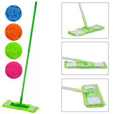 360 EXTENDABLE MICROFIBRE MOP CLEANER SWEEPER WOODEN LAMINATE TILE FLOOR WET DRY