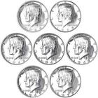 1964-1970 Silver  Proof and SMS Kennedy Half Dollar 7 Coin Set