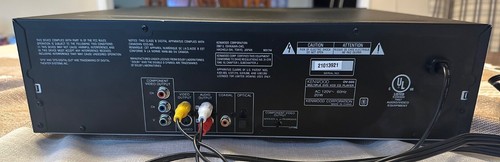 Kenwood DV-605 5 Disc DVD CD Carousel Changer Player (Tested & Working) G@$ - Picture 14 of 18
