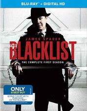 The Blacklist The Complete First Season Blu-ray BONUS T'shirt Sealed DVD Sealed