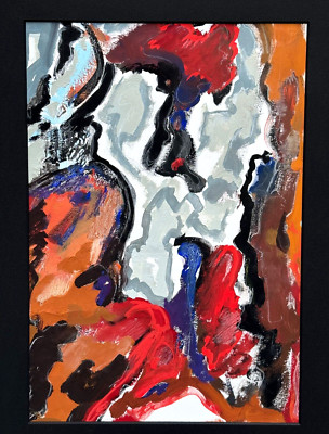FREDERICK J. JAMES BROWN (1945-2012) ORIGINAL ABSTRACT EXPRESSIONIST PAINTING