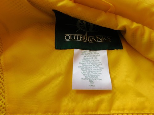 Kenpo Zip Up Jacket Wind Breaker Rain Size S small Yellow Pre-owned - Picture 5 of 7
