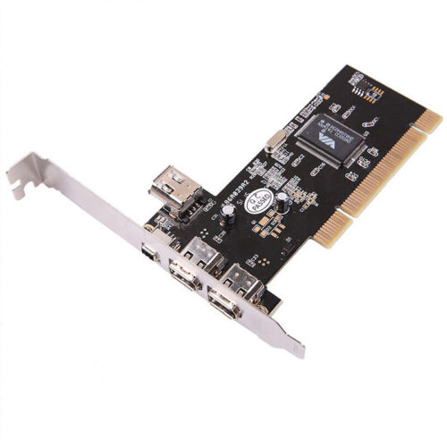 IEEE 1394 Firewire 4/6 Pin 4 Ports High Speed PCI Karte für PC - Bild 1 von 6