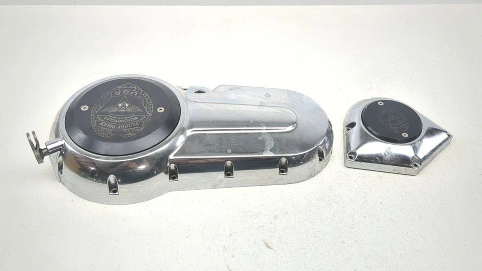 Cubiertas de embrague laterales del motor del motor de policía Victory Cross Country 10-13 Foto 3 de 4