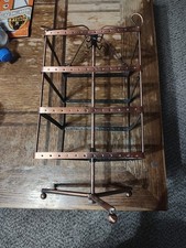 Brass Rotating Necklace Holder Jewelry Display Stand Organizer