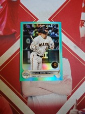 2022 Topps Chrome NPB Baseball Aqua Refractor Takumi Ohshiro /199
