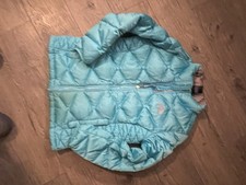 The North Face Youth Girls 18 XL 550 Goose Down Jacket Puffer Coat Aqua Blue