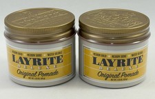X2 Layrite Deluxe Original Pomade 4.25oz/120g Medium Hold Shine, Water Soluble