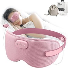 3D Sleep Mask with Bluetooth Headphones, Sleeping Earbuds with HD Mic, Sleep Eye
