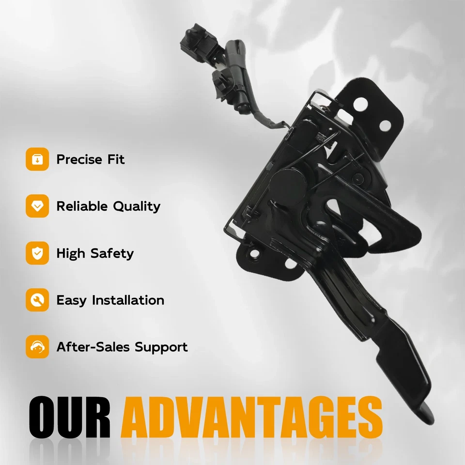 Conjunto de pestillo de capó adecuado para Kia Forte Koup 2014 15 16 2017 81130-A7010  Foto 2 de 4