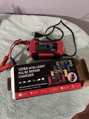 E-MALX 12V 6A Intelligent Pulse Repair Charger, a smart battery charger .