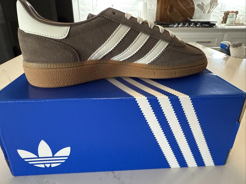 Adidas Handball Special J kids Size 7 Earstar/White/Gum - Image 3 of 4