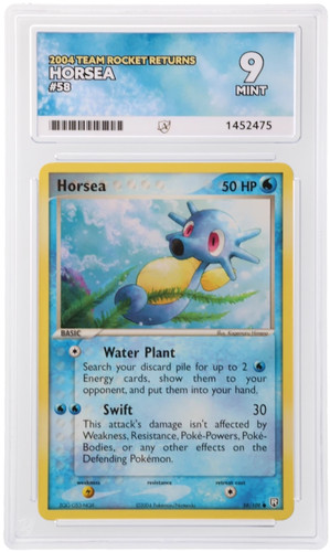 Horsea graded ACE 9 for sale on eBay