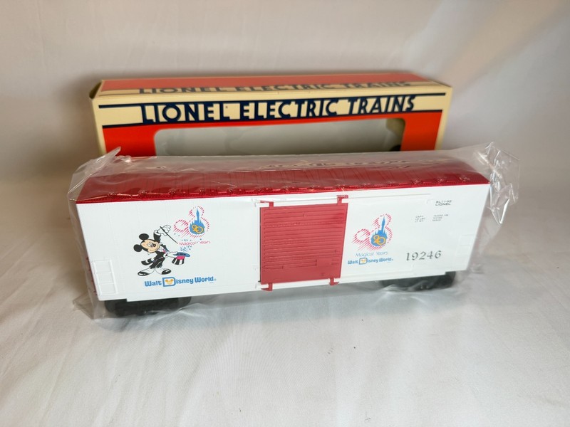 Lionel Trains 6-19246 Disneyworld 20th Anniversary Hi-Cube Boxcar Mickey, NEW!!
