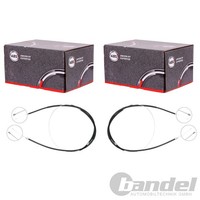 2X A.B.S. Handbremsseil Hinten Beidseitig Passend FüR CitroËN Jumper Fiat Ducato