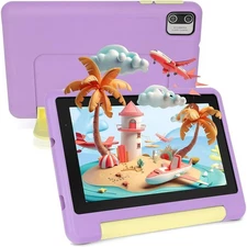 7 inch Android 13 Tablet 8GB RAM 64GB ROM Wi-Fi Bluetooth HD-Display for Kids
