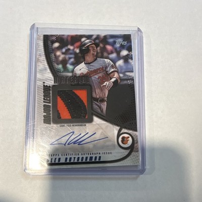 Topps 2025 Series 1 Adley Rutschman MLMAR-AR Auto Relic Black 06/10 Orioles