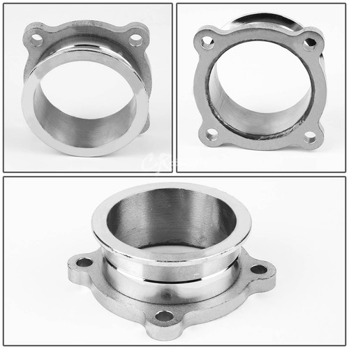 GT35/GT30 3" 4-BOLT/3"V-BAND TURBO FLANGE PIPING EXHAUST CONVERSION ADAPTOR - Bild 2 von 5
