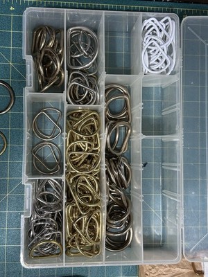 LOT Belt Making Hardware, D-Rings, Ends, Buckles