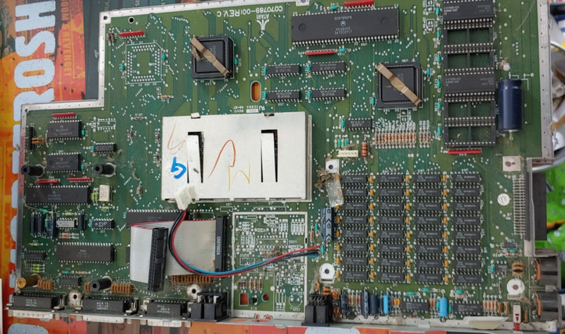Atari 1040ST motherboard 16-bit classic computer (partially faulty DMA?)