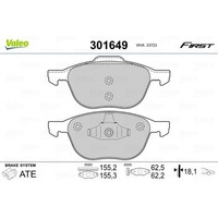 Valeo BremsbeläGe Bremsbelegsatz Vorne FüR Ford Focus II Mazda 3 5