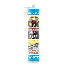 White Mould Resistant Sanitary Silicone Sealant Bath Sink Shower Sealant 300ml