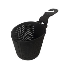 Car Back Seat Cup Holder Headrest Hook, Universal Hanging Mount 1PC, Black