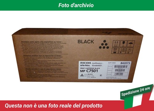 842073 Ricoh Aficio MP C6501SP Cartuccia del Toner Nero - Zdjęcie 3 z 4