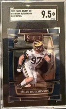 2022 Panini Select Draft Picks - Concourse Aidan Hutchinson #33 Blue (RC)