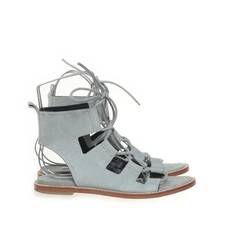 Zara Woman, Gladiator-Sandalen, Größe: 38, Grün, Damen #4en