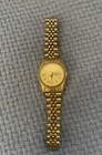 Vintage Seiko Quartz Women’s Wrist Watch 2639-0019 Gold Tone Fluted Bezel Ladies