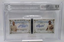 Topps Allen & Ginter 2017 Cristiano Ronaldo Pele Dual Auto Booklet /10 BGS 8.5